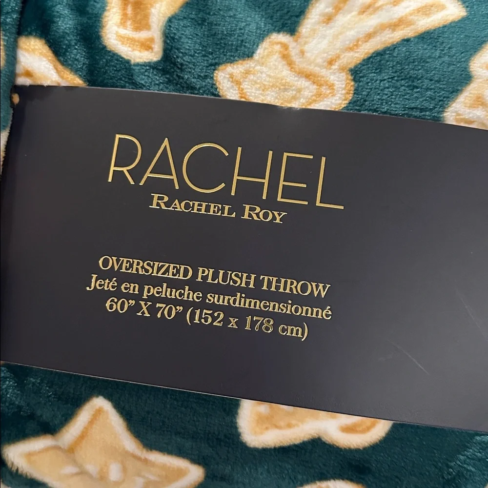 Rachel Rachel Roy Holiday Gingerbread Plush Throw